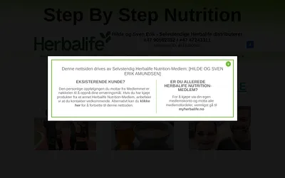 step-by-step-nutrition.com snapshot