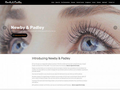 newbyandpadley.co.uk snapshot