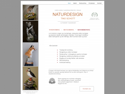 naturdesign.no snapshot