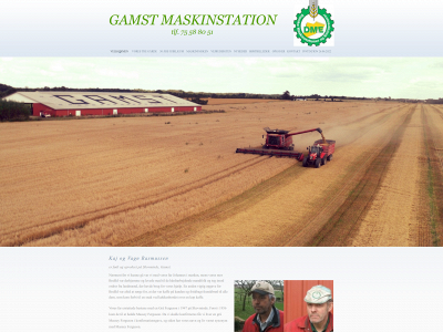 gamstmaskinstation.dk snapshot
