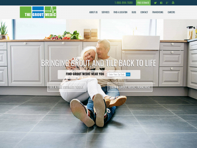 thegroutmedic.com snapshot