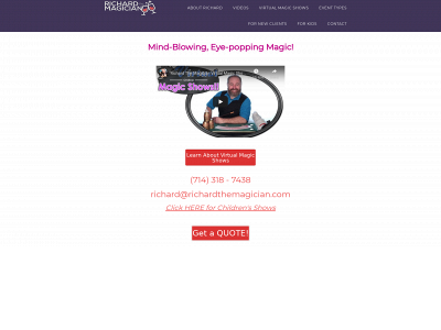 richardthemagician.com snapshot