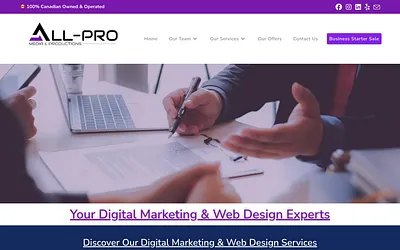 www.allpromedia.ca snapshot
