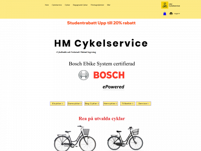 hmcykelservice.se snapshot