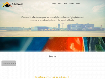 albatrossbarandgrill.com snapshot