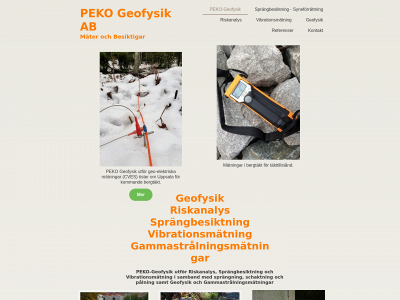 peko-geofysik.se snapshot
