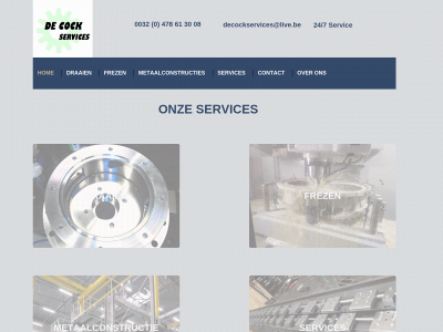 decockservices.be snapshot