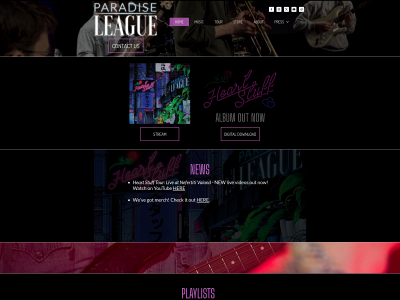 paradiseleague.com snapshot