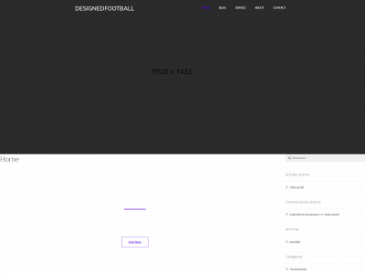 designedfootball.com snapshot