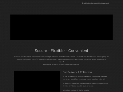 diamondvehiclestorage.co.uk snapshot