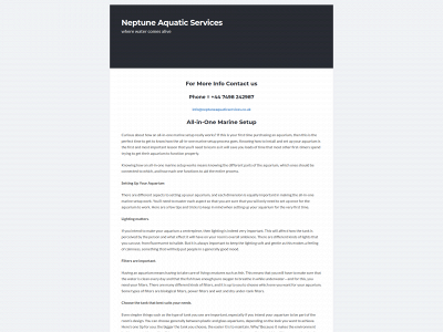 neptuneaquaticservices.co.uk snapshot