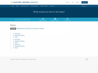 elalightingcontrols.com snapshot