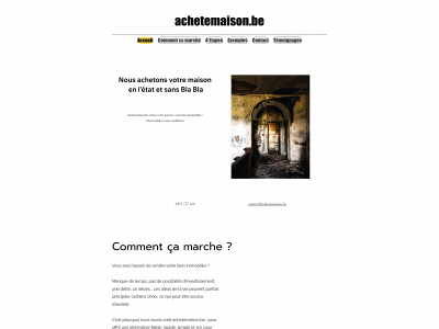achetemaison.be snapshot