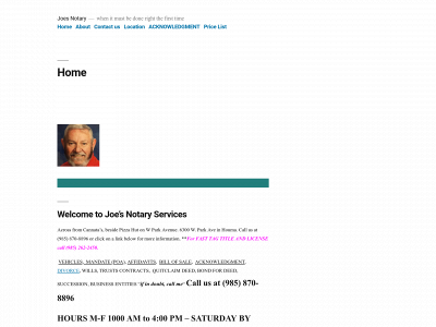 joesnotaryservice.com snapshot