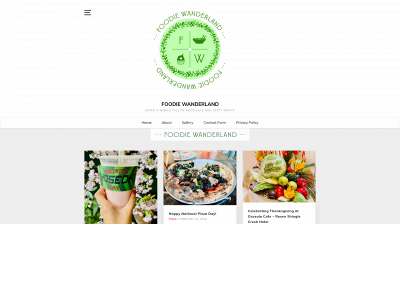 foodiewanderland.com snapshot