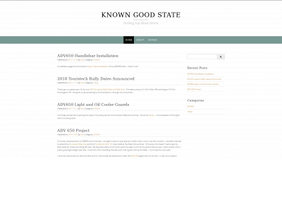 knowngoodstate.com snapshot