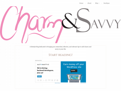 charmsavvy.com snapshot