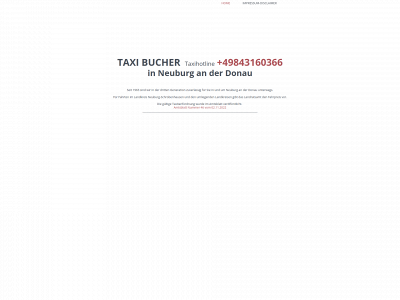 taxi-bucher-neuburg.de snapshot
