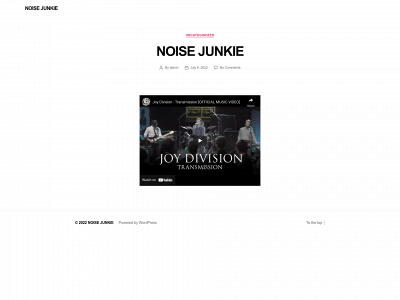 noisejunkie.live snapshot