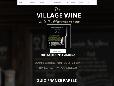 www.thevillagewine.be snapshot