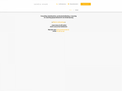 sandrasnoek.nl snapshot