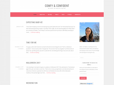 comfyconfident.com snapshot