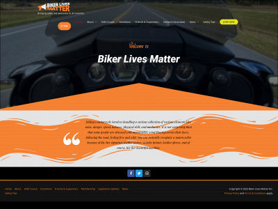 bikerlivesmatter.com snapshot