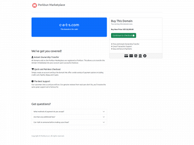 c-a-t-s.com snapshot