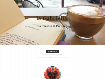 www.lagabriellacoffeeshop.com snapshot