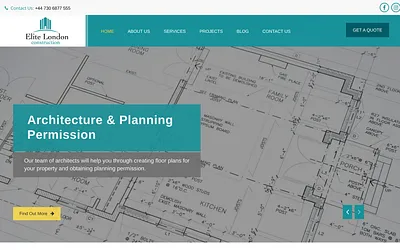 elitelondon.construction snapshot
