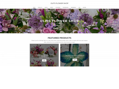 www.olpsflowers.com snapshot
