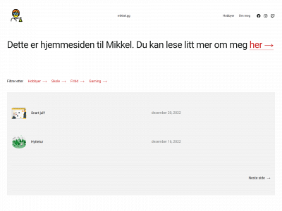 mikkel.gg snapshot