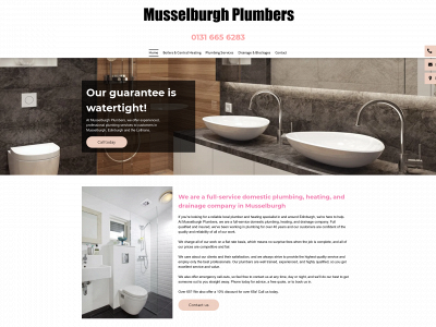 musselburghplumbers.com snapshot