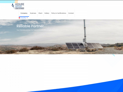 assureinfra.com snapshot