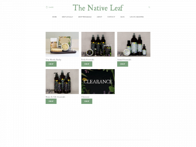 www.thenativeleaf.com snapshot