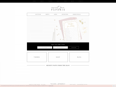 sweetpeapaperie.com snapshot