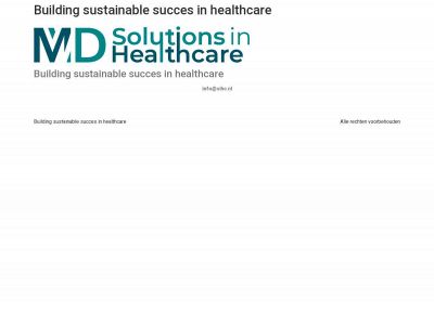 solutionsinhealthcare.nl snapshot