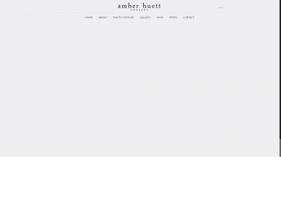 amberhuett.com snapshot