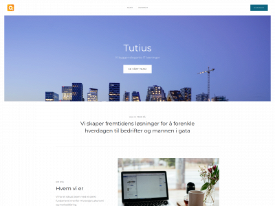 tutius.no snapshot