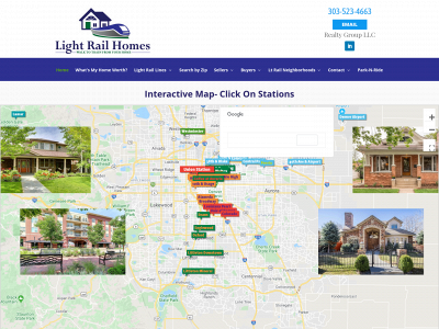 lightrailhomes.com snapshot