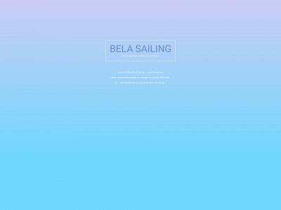 sailingbela.com snapshot