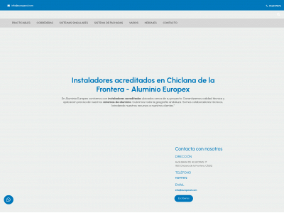 aluminioeuropex.com snapshot