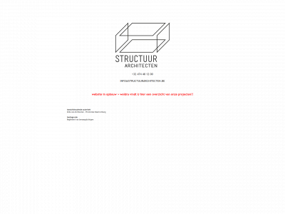 structuurarchitecten.be snapshot