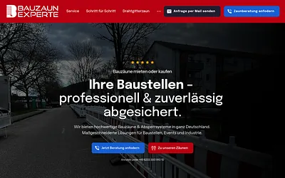 bauzaun-experte.de snapshot