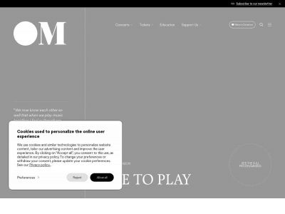orchestremetropolitain.com snapshot