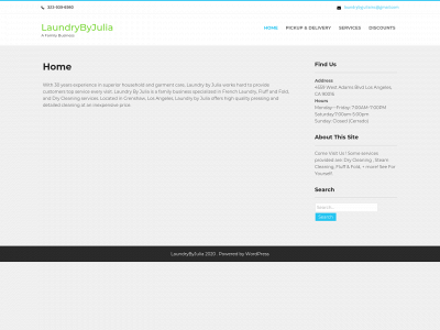 laundrybyjulia.com snapshot