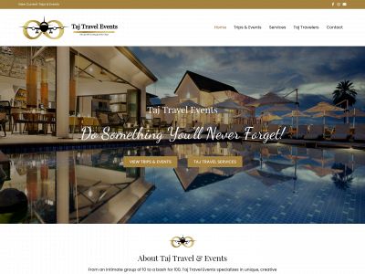 tajtravelevents.com snapshot