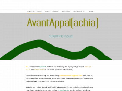 www.avantappalachia.com snapshot