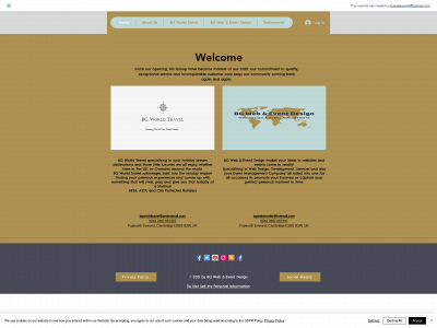 bgwebevents.co.uk snapshot