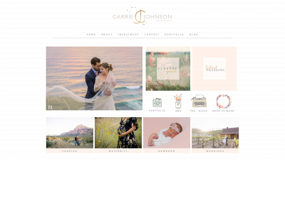 carrieajohnson.com snapshot